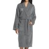 Plush Microfleece Shawl Collar Robe Thumbnail