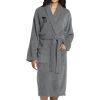 Plush Microfleece Shawl Collar Robe Thumbnail