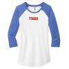 Women's Fitted Very Important Tee ® 3/4 Sleeve Raglan Thumbnail