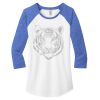 Women's Fitted Very Important Tee ® 3/4 Sleeve Raglan Thumbnail